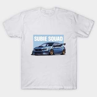 Impreza WRX Car Art - Subaru STI Widebody Modified JDM Car T-Shirt